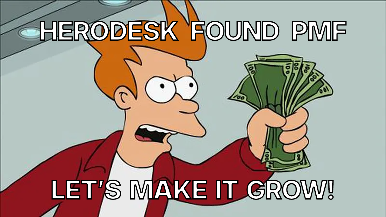 I'm investing a(nother) million in Herodesk 🚀