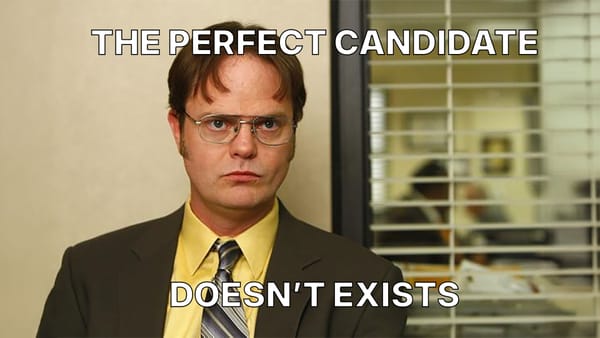 The perfect candidate doesn't exi...