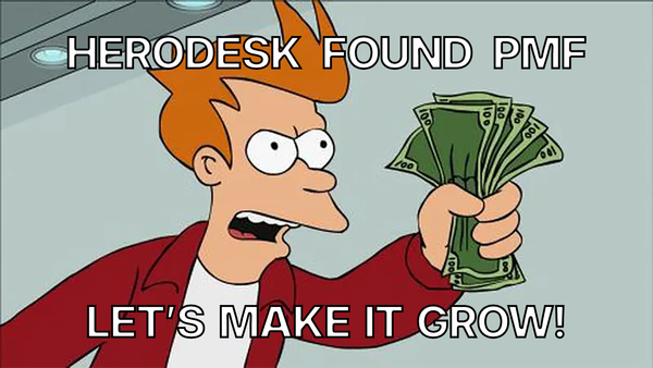 I'm investing a(nother) million in Herodesk 🚀